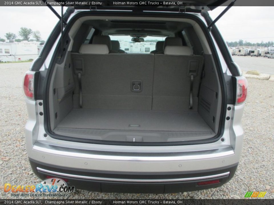 2014 GMC Acadia SLT Champagne Silver Metallic / Ebony Photo #30