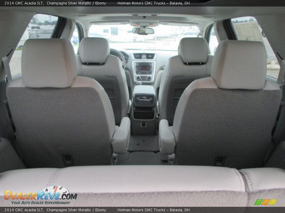 2014 GMC Acadia SLT Champagne Silver Metallic / Ebony Photo #31