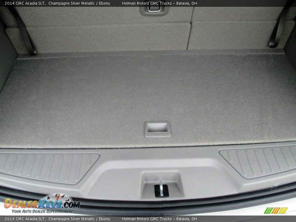 2014 GMC Acadia SLT Champagne Silver Metallic / Ebony Photo #32