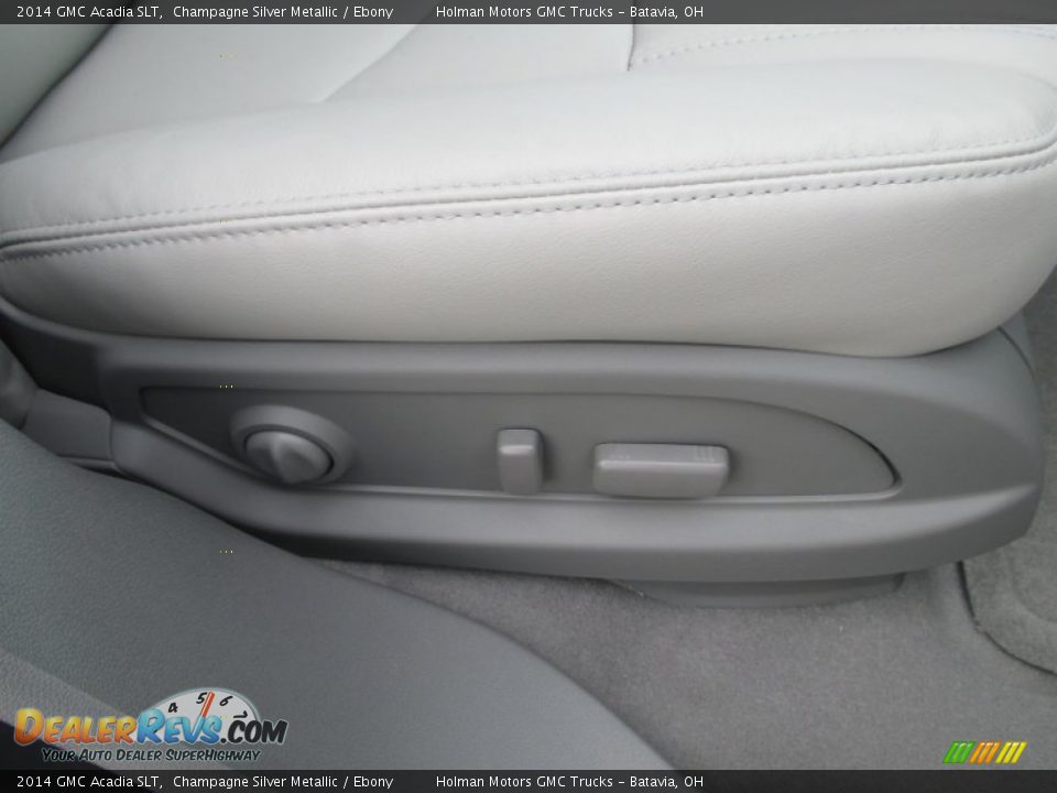 2014 GMC Acadia SLT Champagne Silver Metallic / Ebony Photo #36