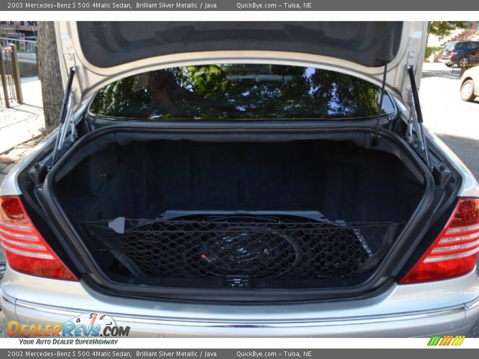 2003 Mercedes-Benz S 500 4Matic Sedan Brilliant Silver Metallic / Java Photo #5