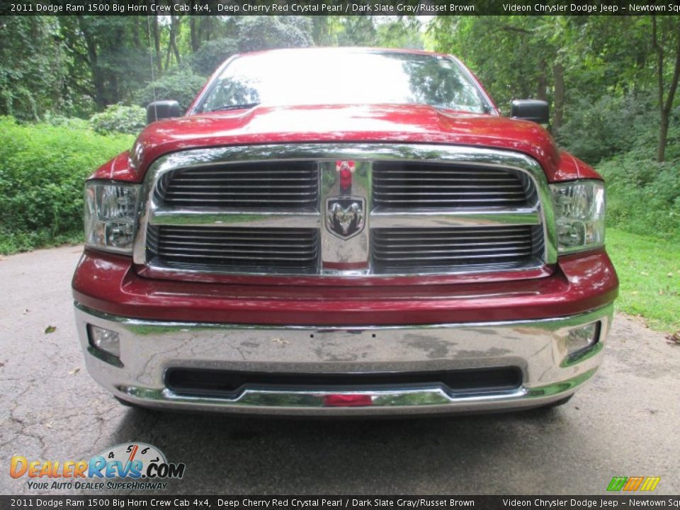 2011 Dodge Ram 1500 Big Horn Crew Cab 4x4 Deep Cherry Red Crystal Pearl / Dark Slate Gray/Russet Brown Photo #8