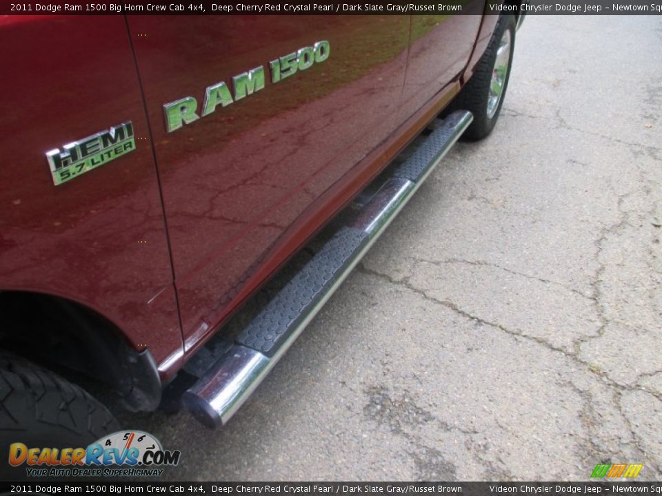 2011 Dodge Ram 1500 Big Horn Crew Cab 4x4 Deep Cherry Red Crystal Pearl / Dark Slate Gray/Russet Brown Photo #16