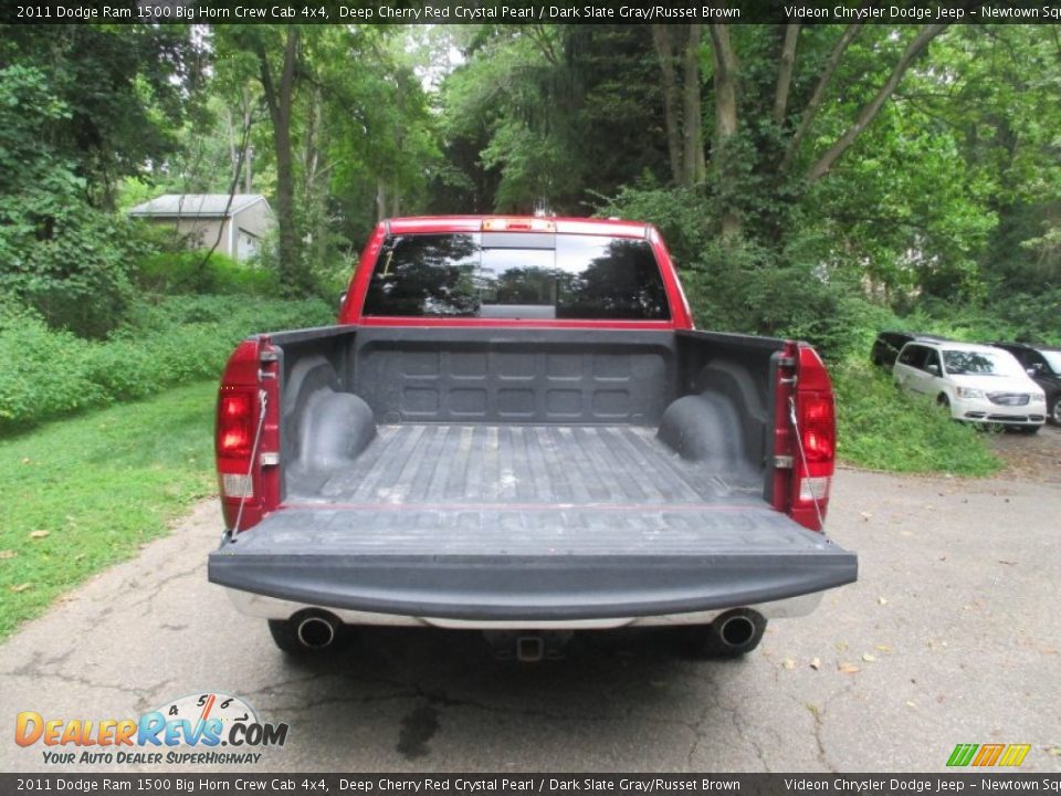 2011 Dodge Ram 1500 Big Horn Crew Cab 4x4 Deep Cherry Red Crystal Pearl / Dark Slate Gray/Russet Brown Photo #19