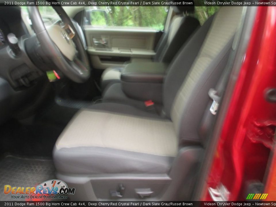 2011 Dodge Ram 1500 Big Horn Crew Cab 4x4 Deep Cherry Red Crystal Pearl / Dark Slate Gray/Russet Brown Photo #23