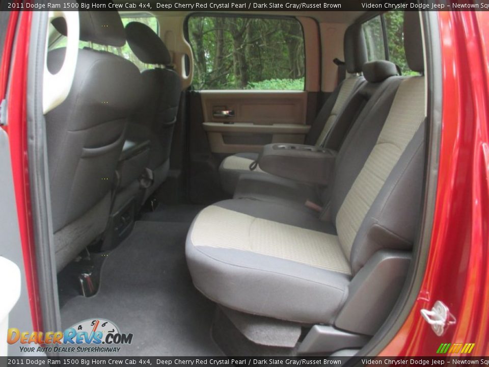 2011 Dodge Ram 1500 Big Horn Crew Cab 4x4 Deep Cherry Red Crystal Pearl / Dark Slate Gray/Russet Brown Photo #24