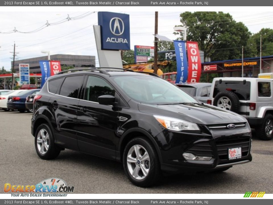 2013 Ford Escape SE 1.6L EcoBoost 4WD Tuxedo Black Metallic / Charcoal Black Photo #1