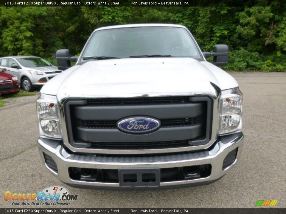 2015 Ford F250 Super Duty XL Regular Cab Oxford White / Steel Photo #3