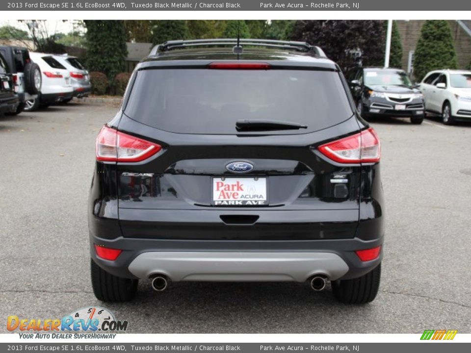 2013 Ford Escape SE 1.6L EcoBoost 4WD Tuxedo Black Metallic / Charcoal Black Photo #4