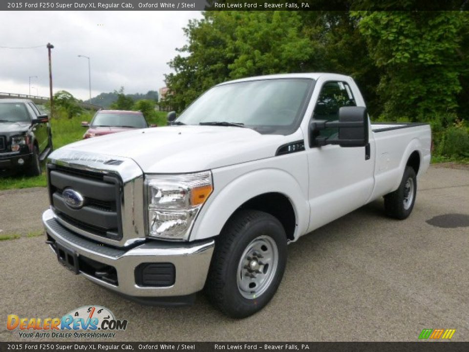 2015 Ford F250 Super Duty XL Regular Cab Oxford White / Steel Photo #4