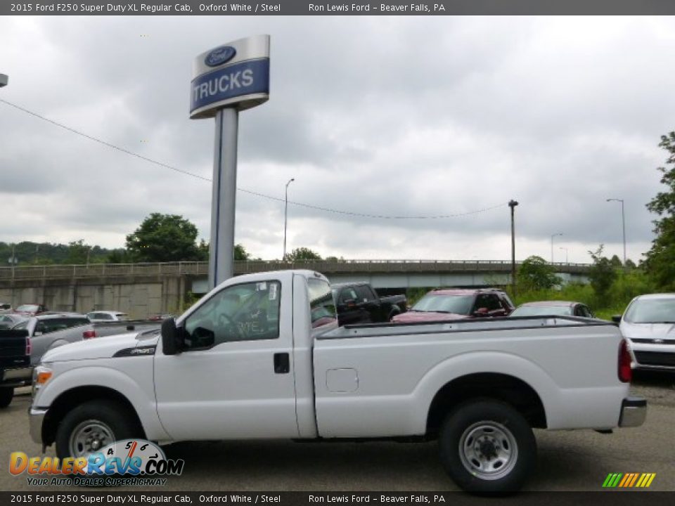 2015 Ford F250 Super Duty XL Regular Cab Oxford White / Steel Photo #5