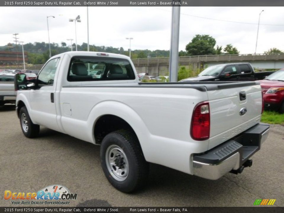 2015 Ford F250 Super Duty XL Regular Cab Oxford White / Steel Photo #6