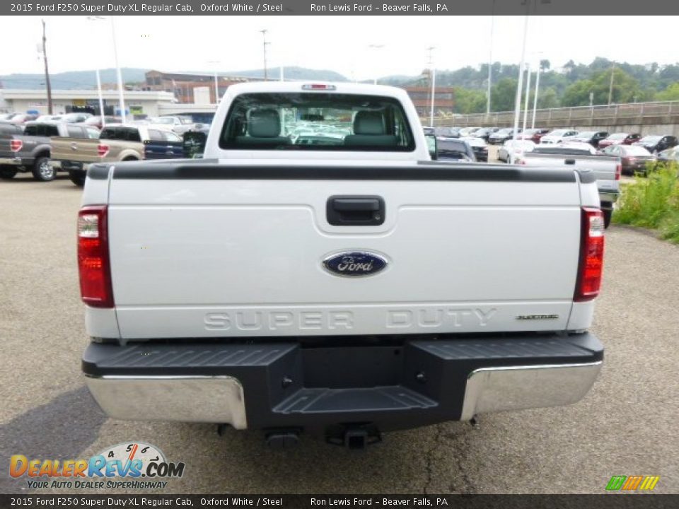 2015 Ford F250 Super Duty XL Regular Cab Oxford White / Steel Photo #7