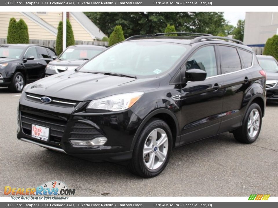 2013 Ford Escape SE 1.6L EcoBoost 4WD Tuxedo Black Metallic / Charcoal Black Photo #7