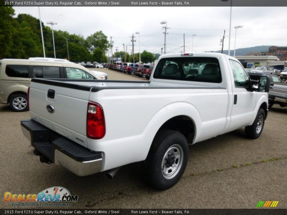 2015 Ford F250 Super Duty XL Regular Cab Oxford White / Steel Photo #8