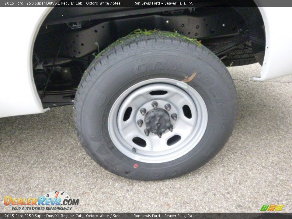 2015 Ford F250 Super Duty XL Regular Cab Oxford White / Steel Photo #9