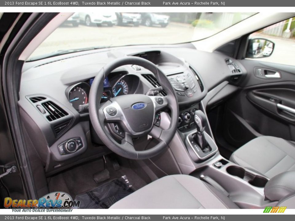 2013 Ford Escape SE 1.6L EcoBoost 4WD Tuxedo Black Metallic / Charcoal Black Photo #10