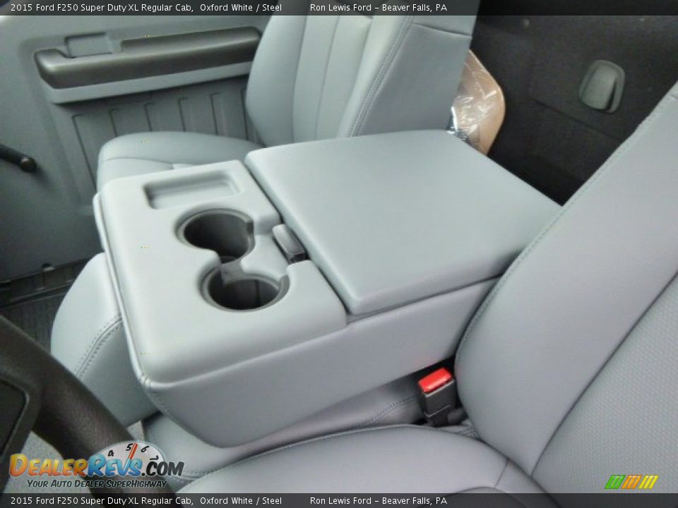 2015 Ford F250 Super Duty XL Regular Cab Oxford White / Steel Photo #13