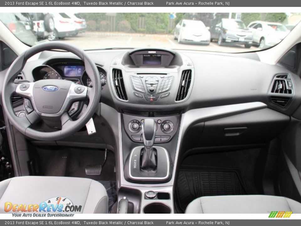 2013 Ford Escape SE 1.6L EcoBoost 4WD Tuxedo Black Metallic / Charcoal Black Photo #13