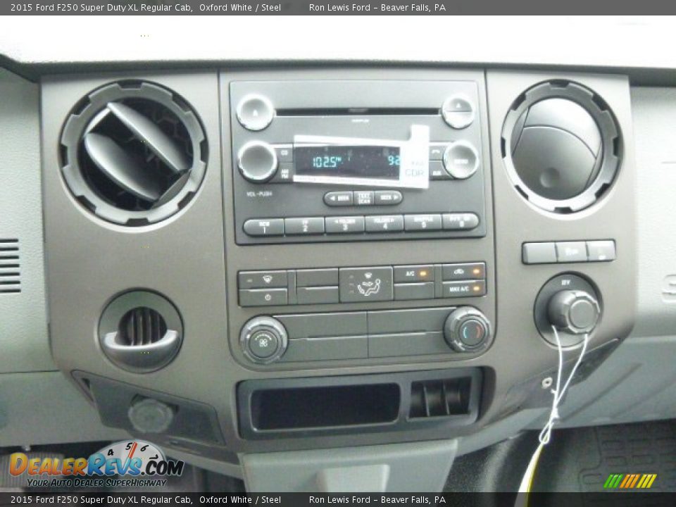 2015 Ford F250 Super Duty XL Regular Cab Oxford White / Steel Photo #14