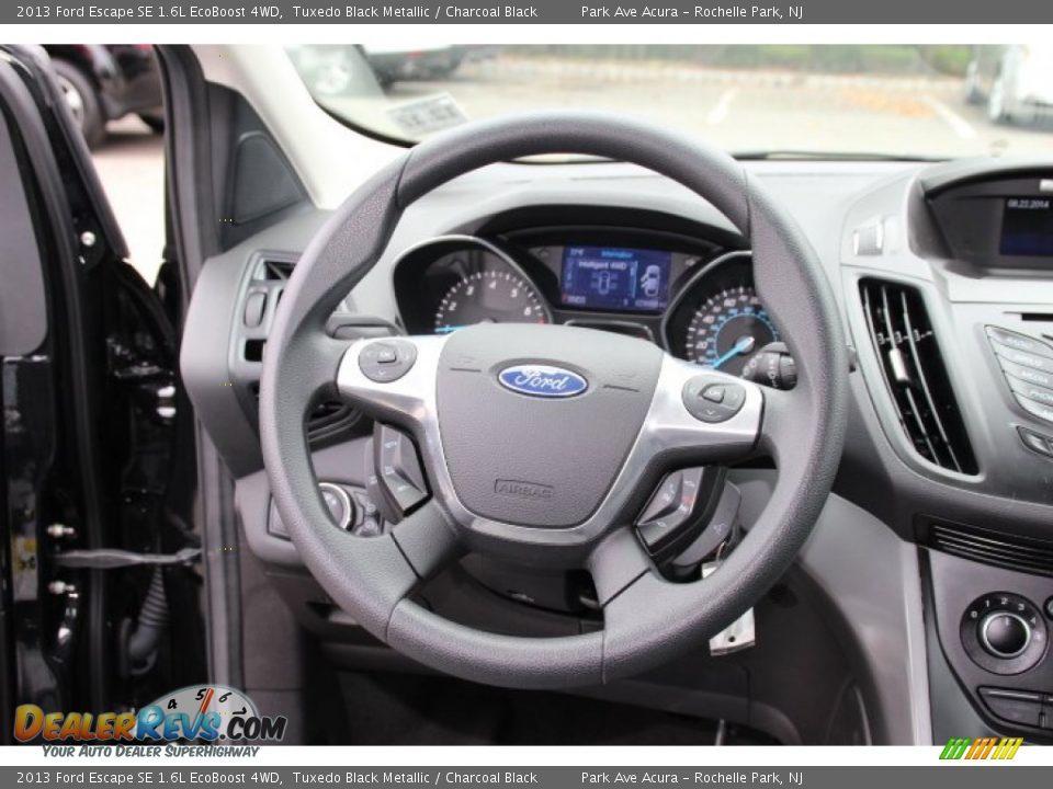 2013 Ford Escape SE 1.6L EcoBoost 4WD Tuxedo Black Metallic / Charcoal Black Photo #16