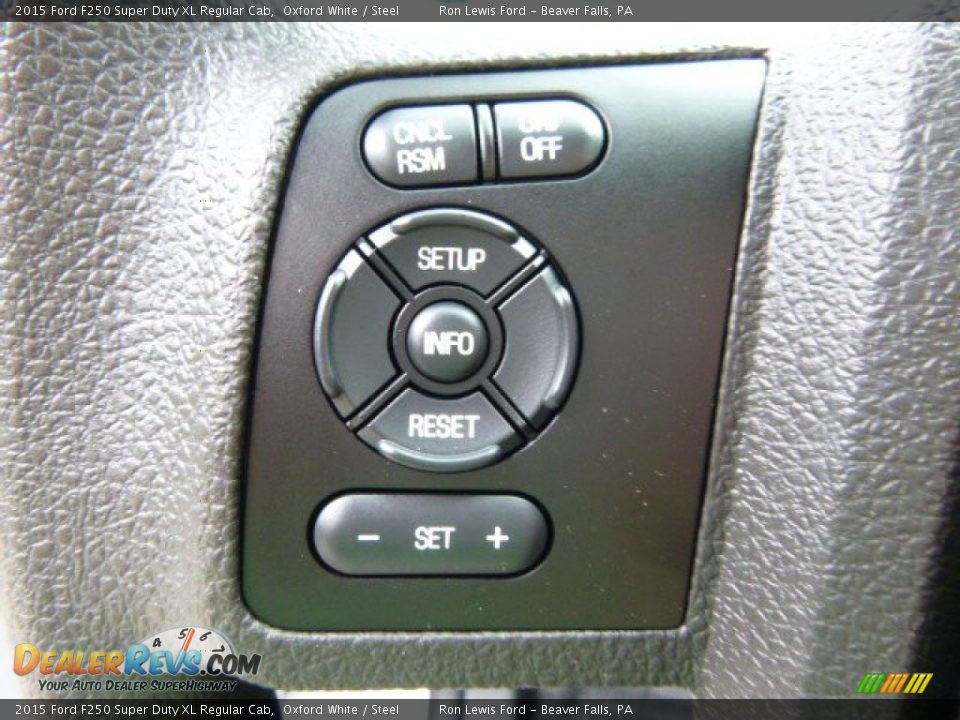 2015 Ford F250 Super Duty XL Regular Cab Oxford White / Steel Photo #17