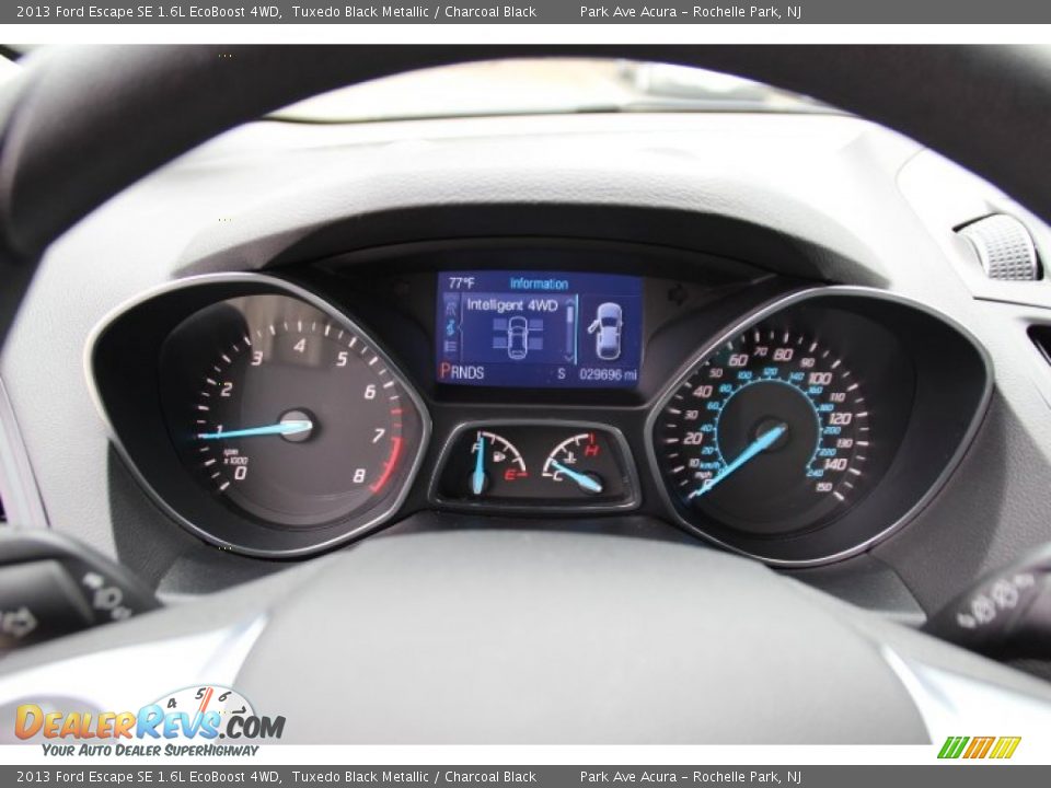 2013 Ford Escape SE 1.6L EcoBoost 4WD Tuxedo Black Metallic / Charcoal Black Photo #19