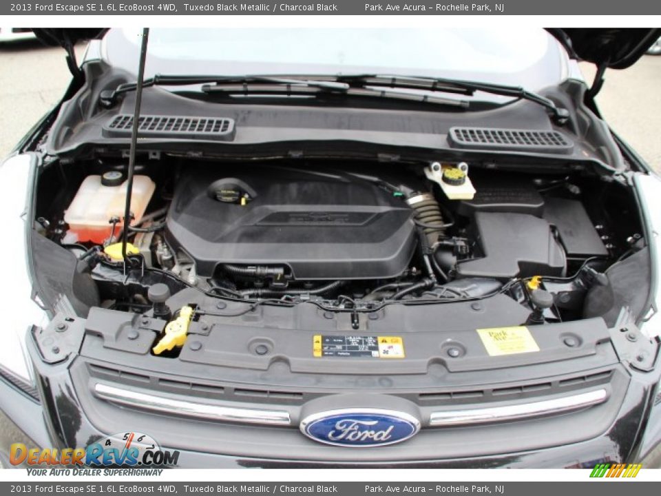 2013 Ford Escape SE 1.6L EcoBoost 4WD Tuxedo Black Metallic / Charcoal Black Photo #28