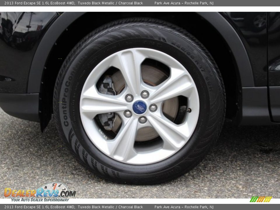 2013 Ford Escape SE 1.6L EcoBoost 4WD Tuxedo Black Metallic / Charcoal Black Photo #30