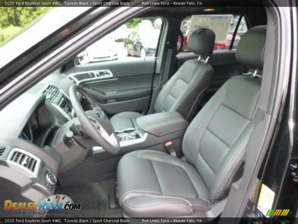 Front Seat of 2015 Ford Explorer Sport 4WD Photo #10