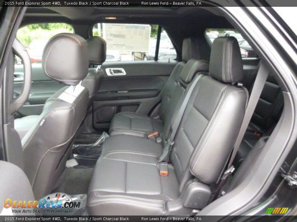 Rear Seat of 2015 Ford Explorer Sport 4WD Photo #11