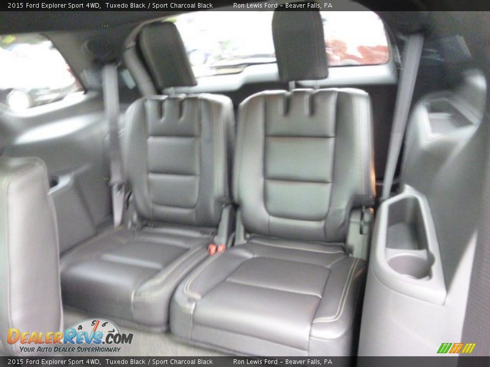 Rear Seat of 2015 Ford Explorer Sport 4WD Photo #12