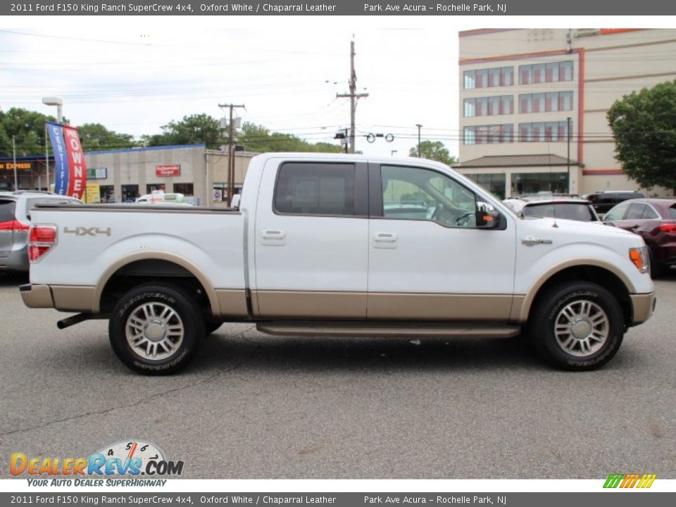 2011 Ford F150 King Ranch SuperCrew 4x4 Oxford White / Chaparral Leather Photo #2