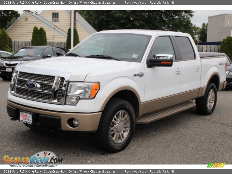 2011 Ford F150 King Ranch SuperCrew 4x4 Oxford White / Chaparral Leather Photo #7