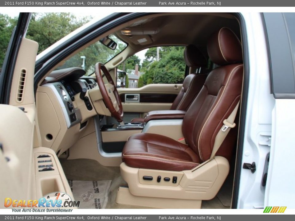 2011 Ford F150 King Ranch SuperCrew 4x4 Oxford White / Chaparral Leather Photo #13