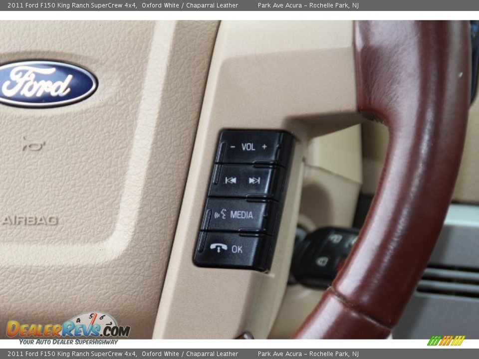 2011 Ford F150 King Ranch SuperCrew 4x4 Oxford White / Chaparral Leather Photo #21