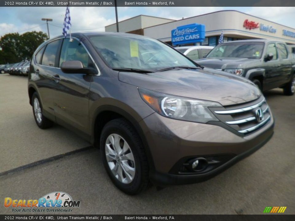 2012 Honda CR-V EX 4WD Urban Titanium Metallic / Black Photo #1