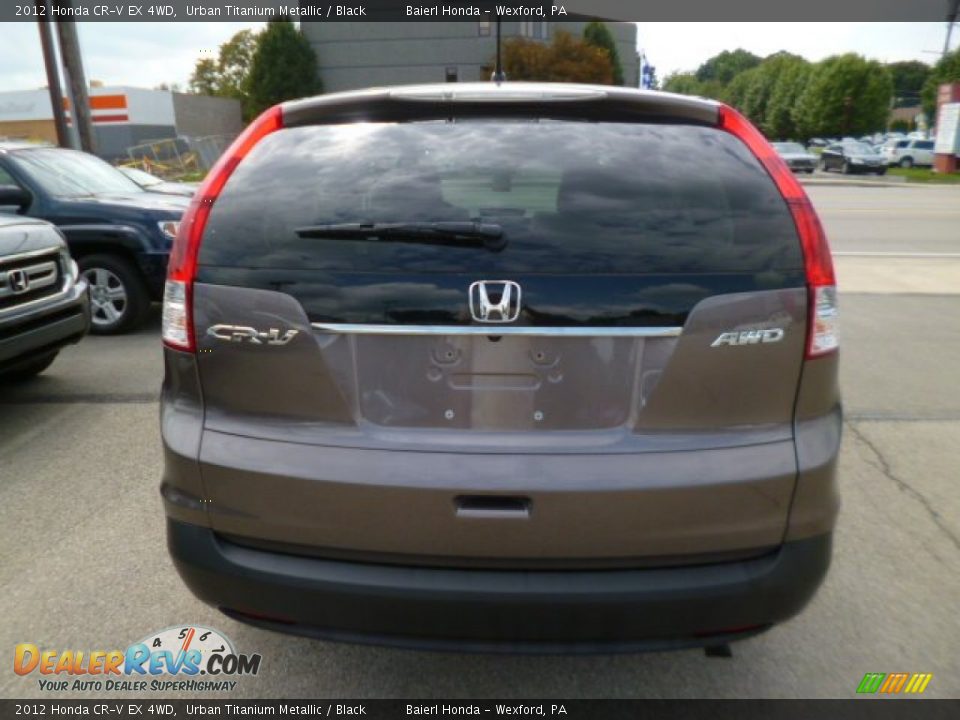 2012 Honda CR-V EX 4WD Urban Titanium Metallic / Black Photo #5