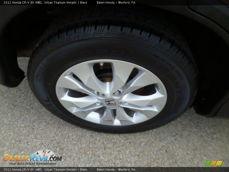 2012 Honda CR-V EX 4WD Urban Titanium Metallic / Black Photo #8