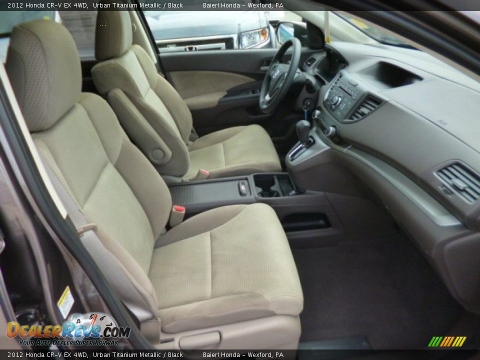 2012 Honda CR-V EX 4WD Urban Titanium Metallic / Black Photo #9