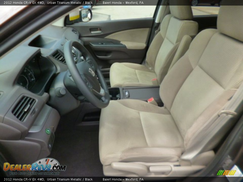 2012 Honda CR-V EX 4WD Urban Titanium Metallic / Black Photo #15