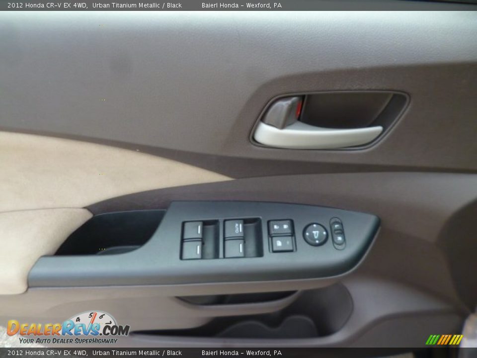 2012 Honda CR-V EX 4WD Urban Titanium Metallic / Black Photo #17