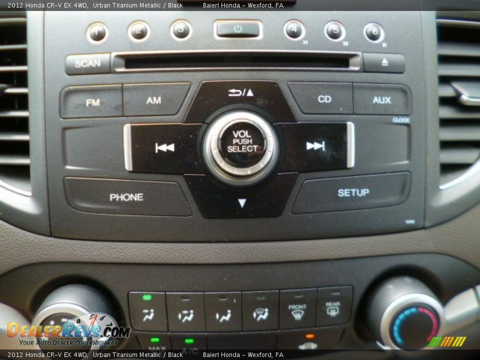 2012 Honda CR-V EX 4WD Urban Titanium Metallic / Black Photo #19