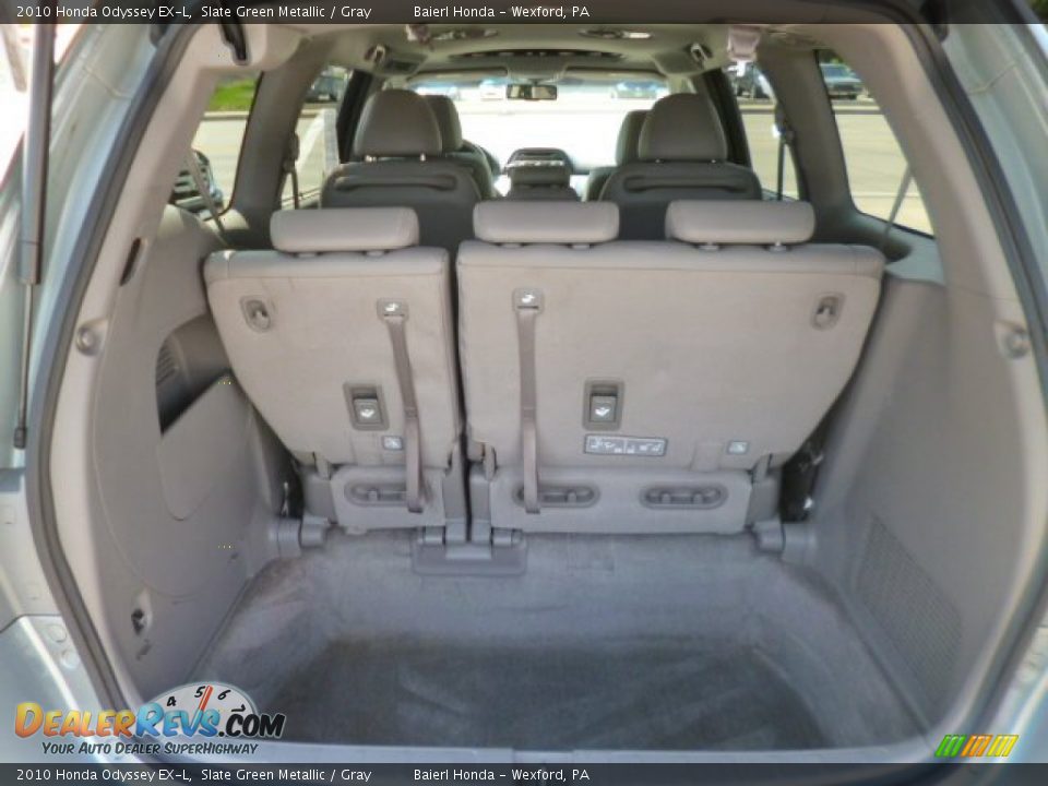 2010 Honda Odyssey EX-L Slate Green Metallic / Gray Photo #12
