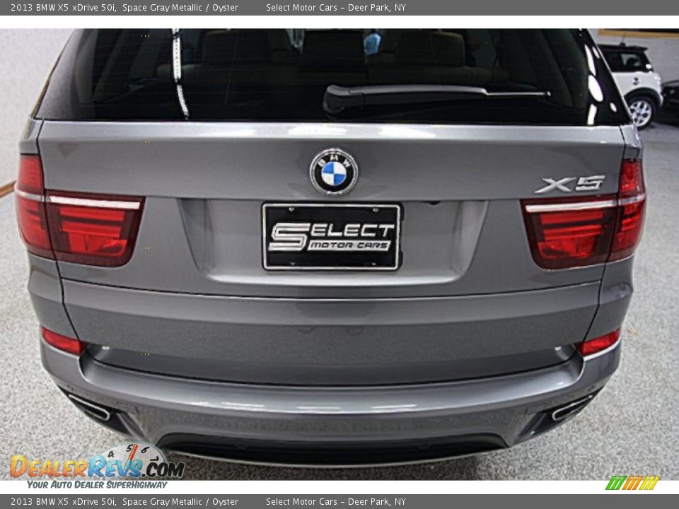 2013 BMW X5 xDrive 50i Space Gray Metallic / Oyster Photo #5