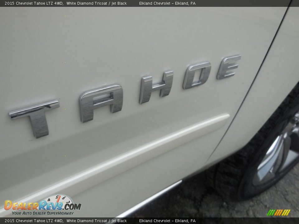 2015 Chevrolet Tahoe LTZ 4WD White Diamond Tricoat / Jet Black Photo #12