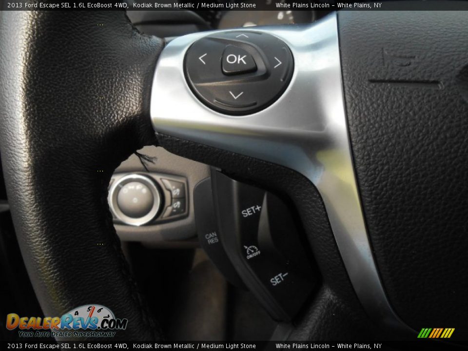 2013 Ford Escape SEL 1.6L EcoBoost 4WD Kodiak Brown Metallic / Medium Light Stone Photo #16