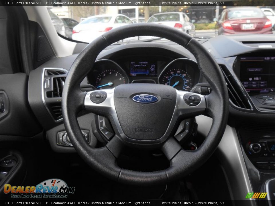 2013 Ford Escape SEL 1.6L EcoBoost 4WD Kodiak Brown Metallic / Medium Light Stone Photo #18