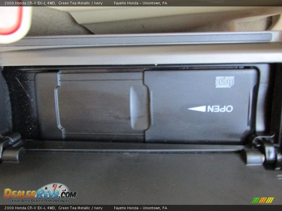 2009 Honda CR-V EX-L 4WD Green Tea Metallic / Ivory Photo #16