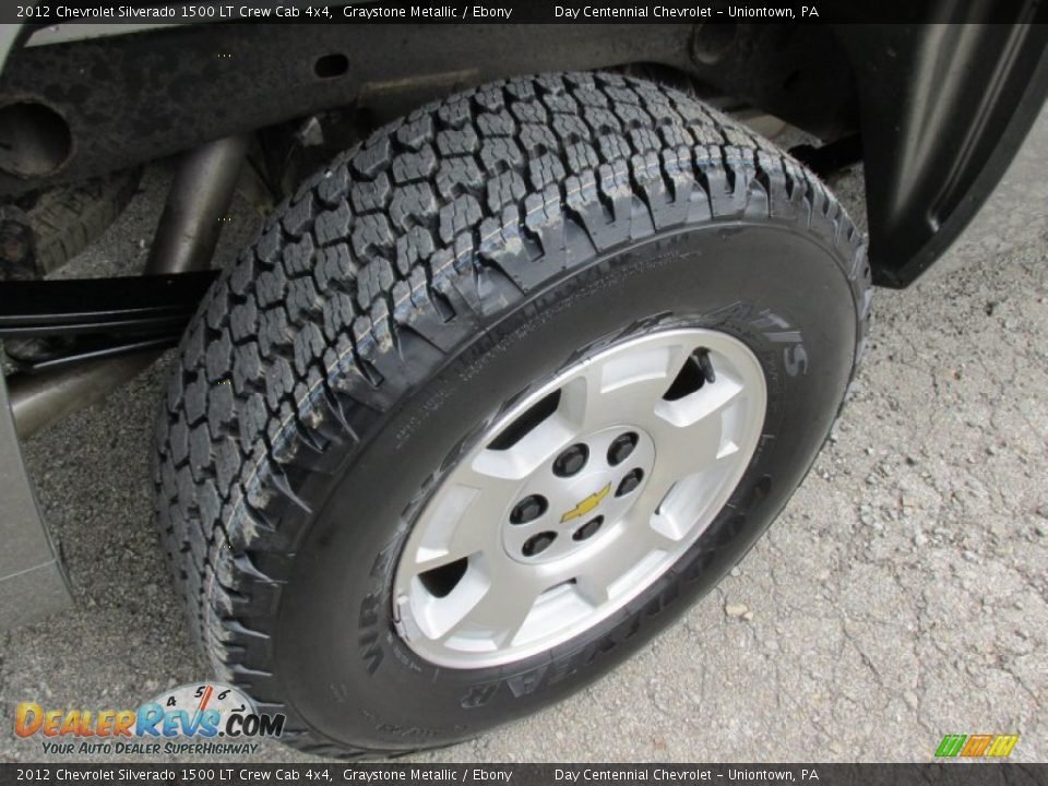 2012 Chevrolet Silverado 1500 LT Crew Cab 4x4 Graystone Metallic / Ebony Photo #10